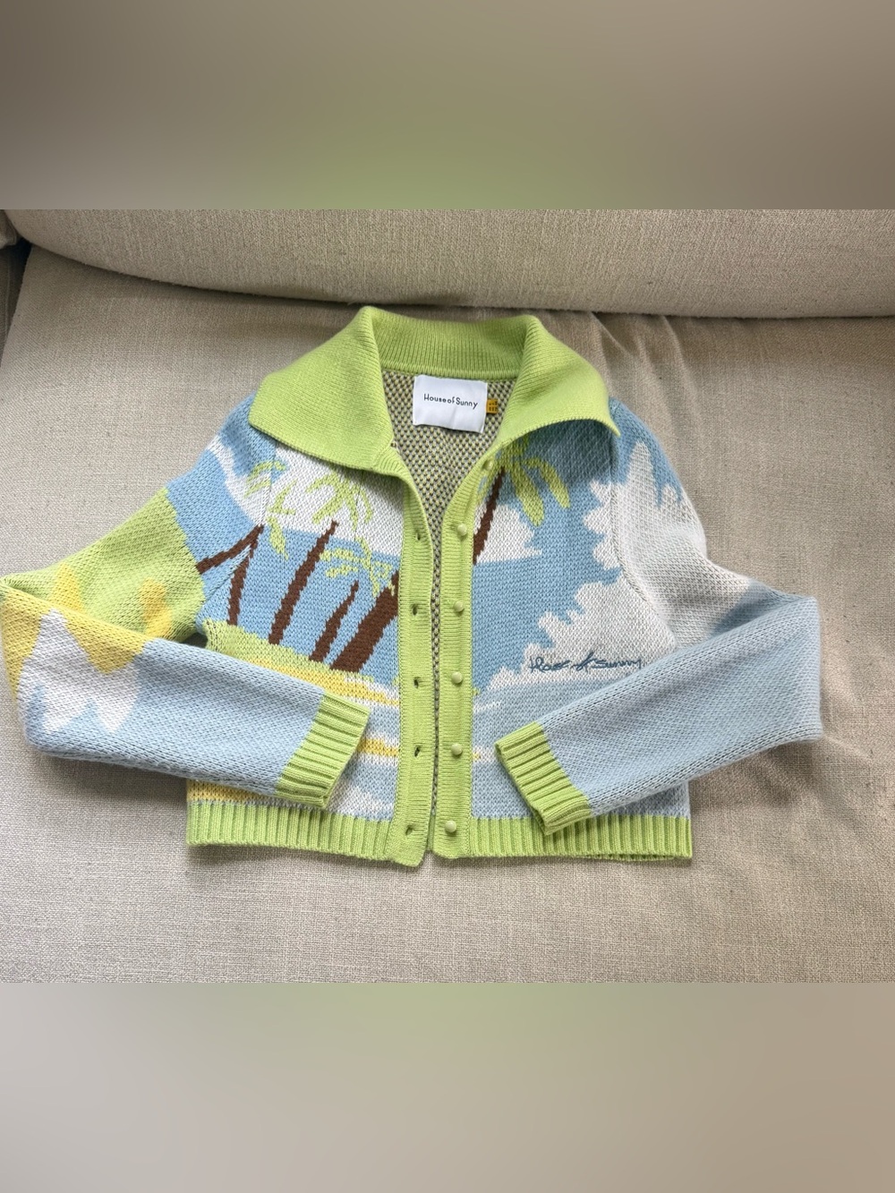 House of Sunny Vol. 17 Tropical Knit Cardigan